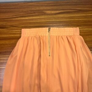Forever 21 Peach A-Line Skirt